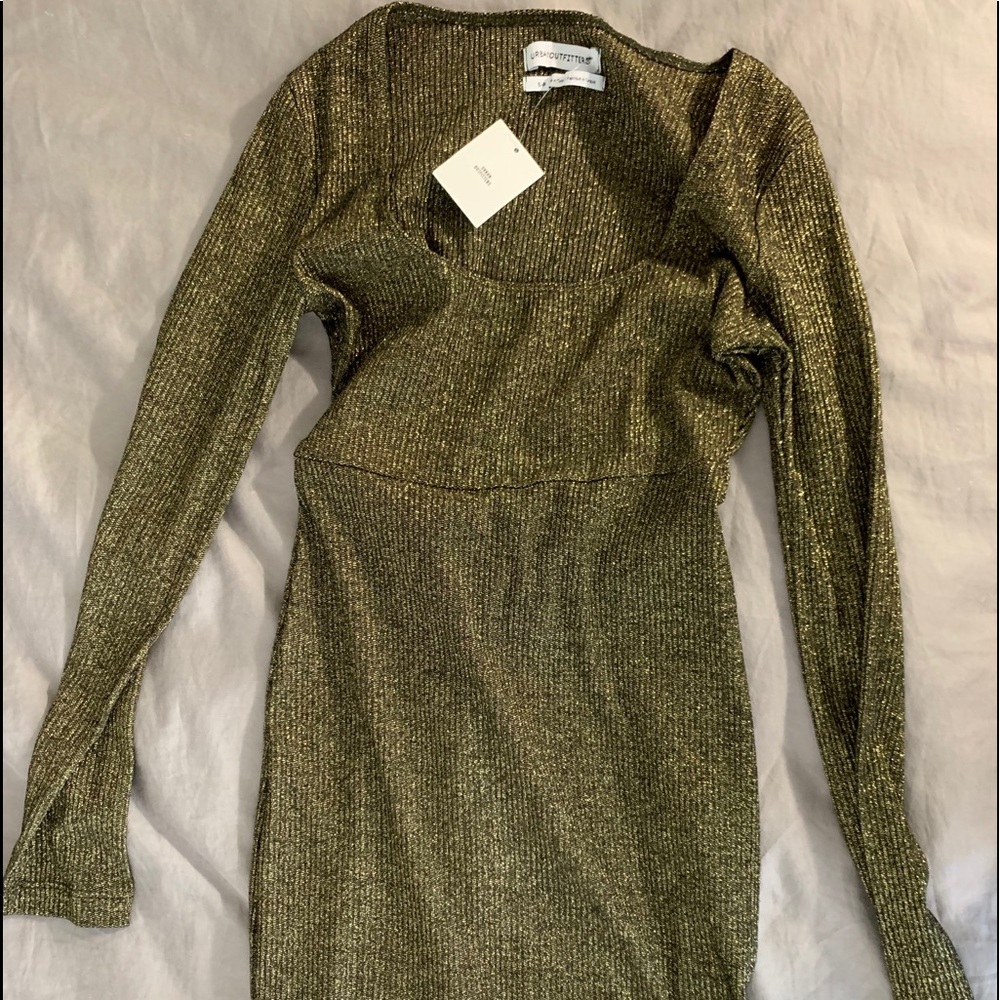 Urban outfitters long sleeve bodycon dress